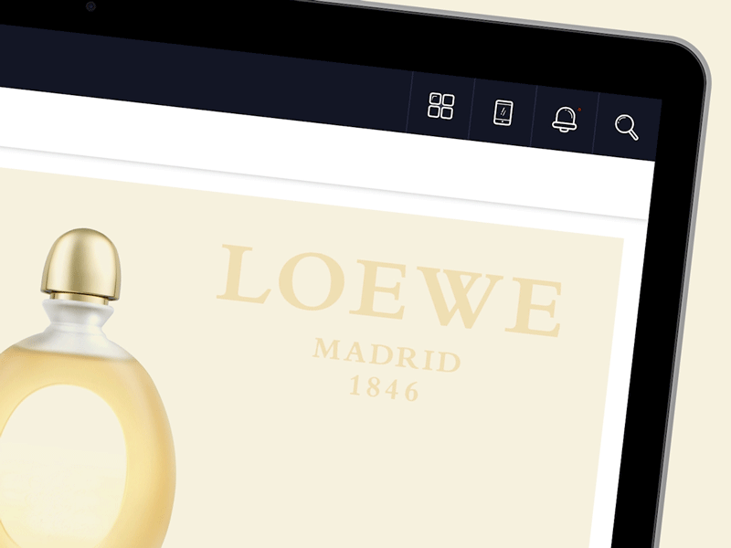 LVMH intranet and an example of the DS build in Sketch