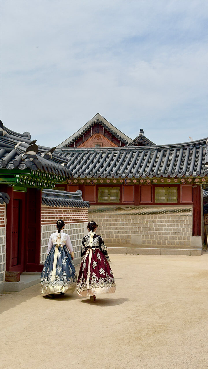 Picture of a castle in Seoul, South Korea